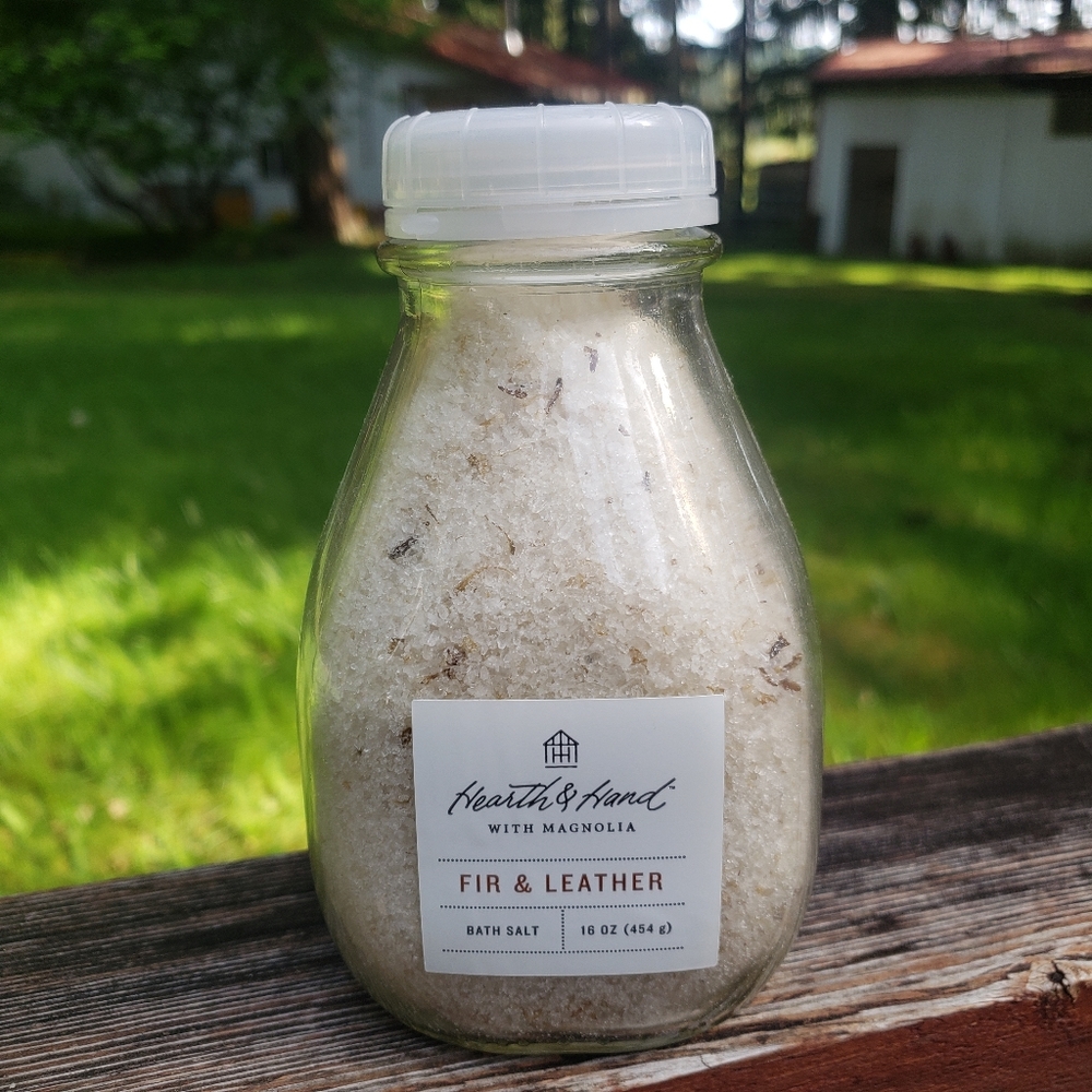 Hearth & Hand with Magnolia FIR & LEATHER Bath Salts